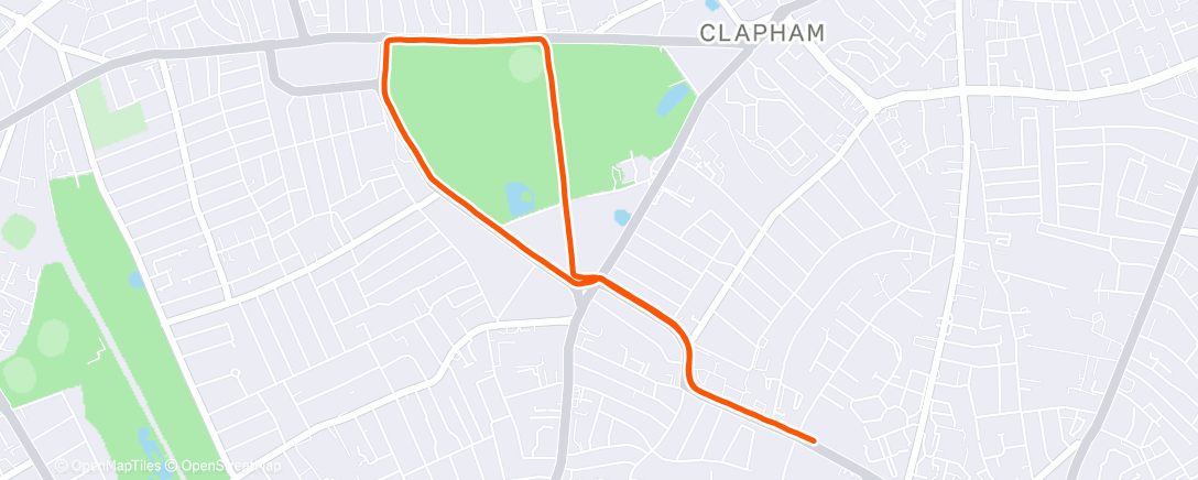 Map of the activity, Progressive 5km