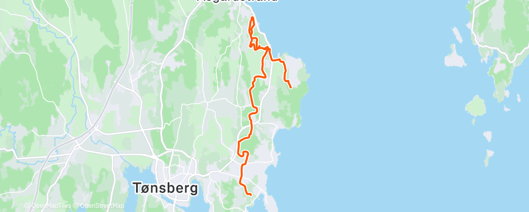 Map of the activity, NoZwift on FAT