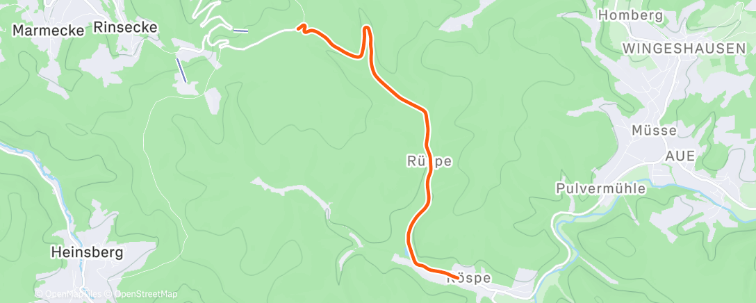 Map of the activity, ROUVY - 10 Minute Cooldown