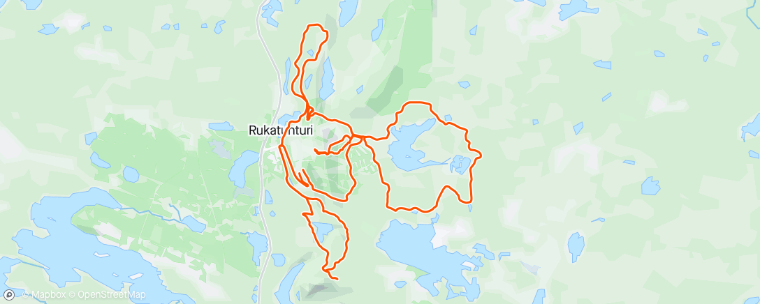 Map of the activity, Rukaa ympäri II