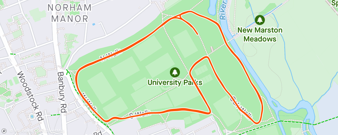 Map of the activity, ParkRun #10 - Yapping with Oscar L