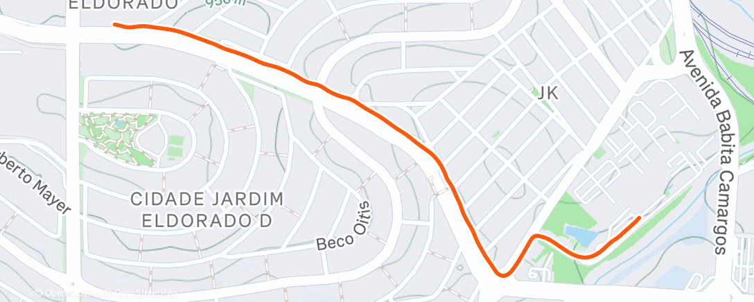 Карта физической активности (Afternoon Walk)