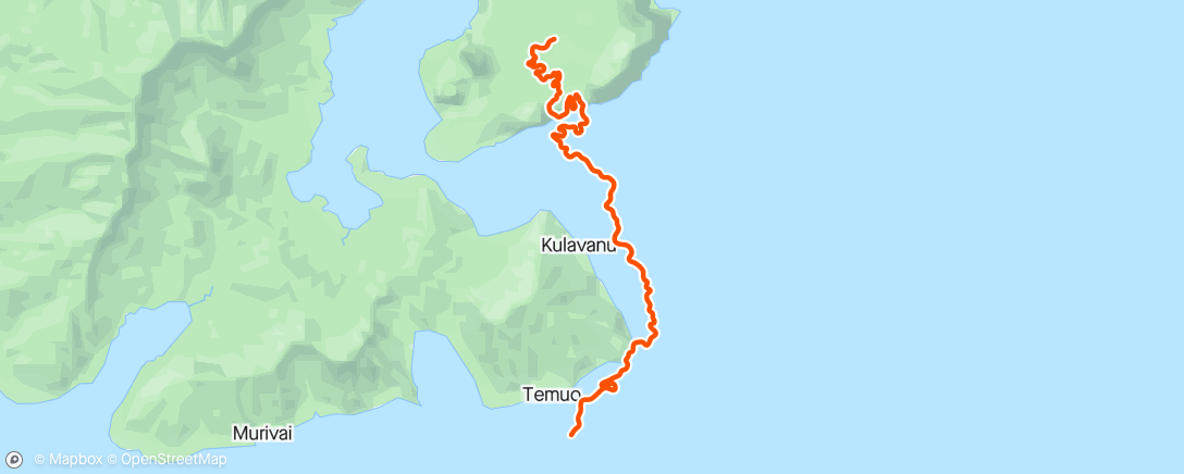 Map of the activity, Zwift Just a spin