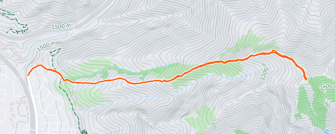 Карта физической активности (Afternoon Hike)