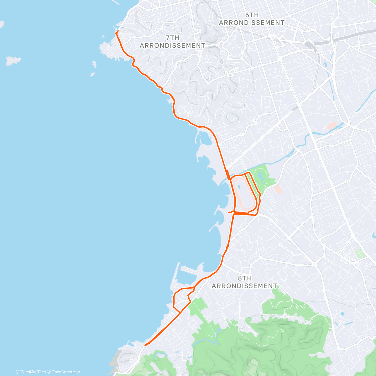 Карта физической активности (95' actif)