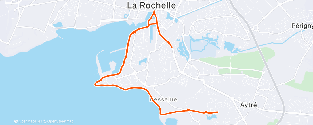 Карта физической активности (SL - EF - 17km)