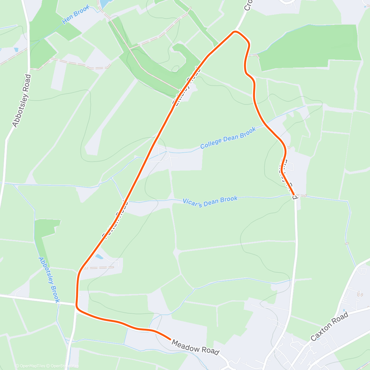 Карта физической активности (Night Walk - herrumpf)