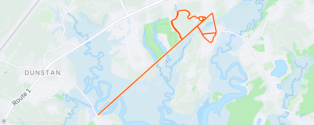 Map of the activity, 10 miles