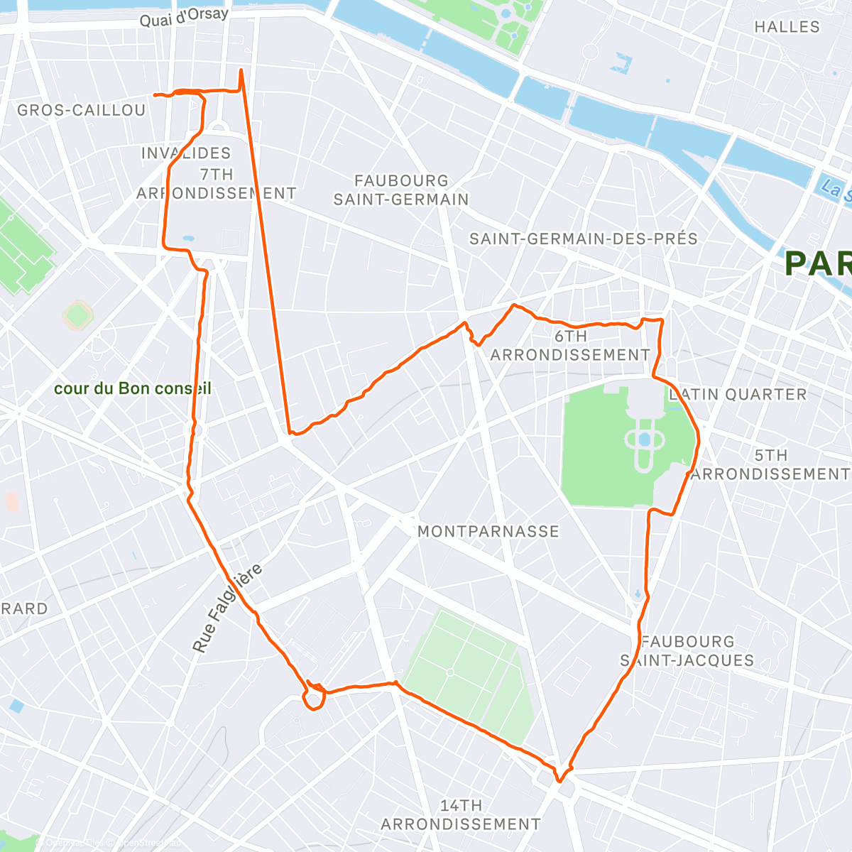 Map of the activity, Little bit longer than I meant it to be