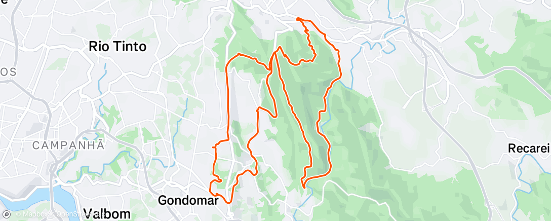 Map of the activity, Prato Cheio