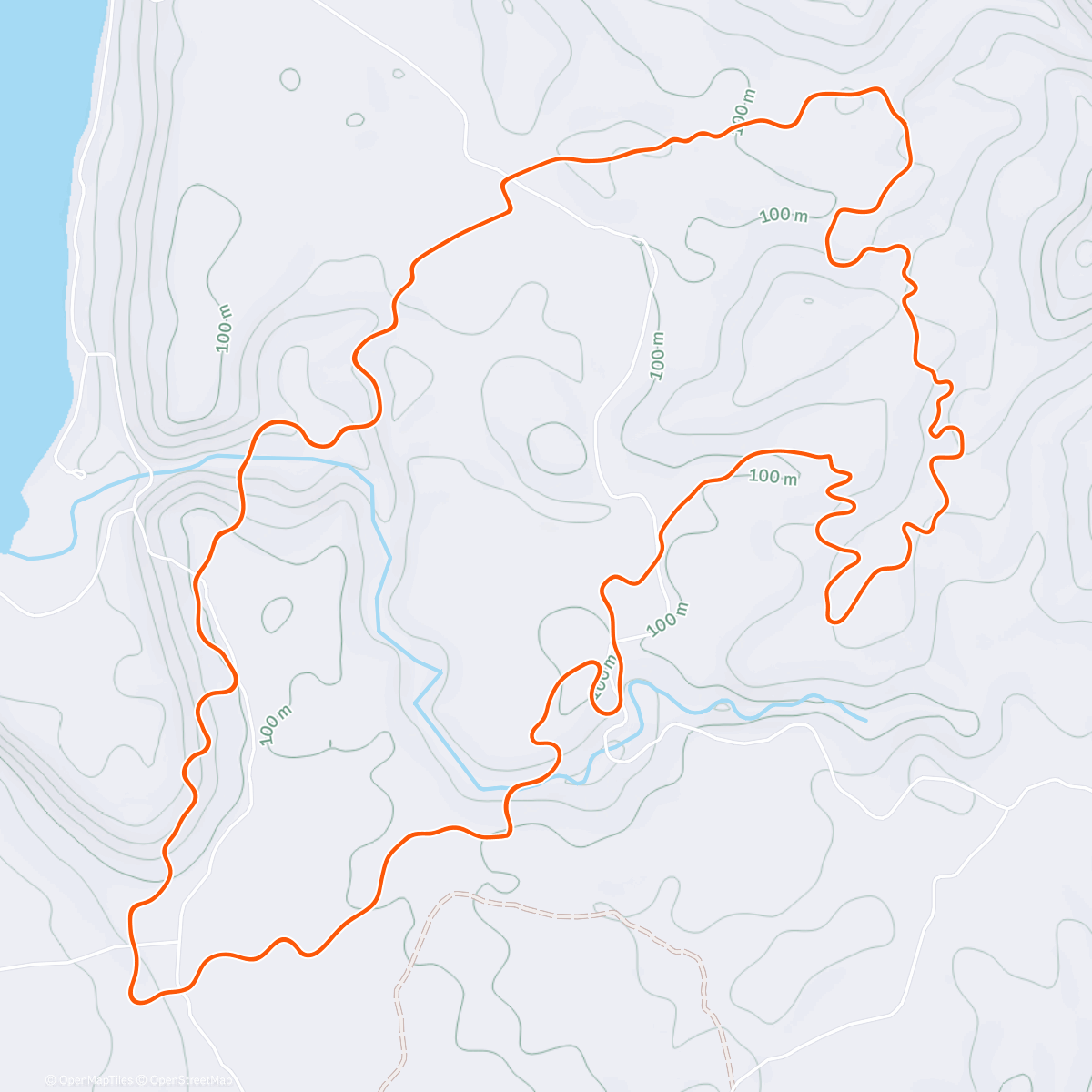 Map of the activity, Zwift - Race: Zwift Racing League: Redline Rally - Open Ruby League Division1 (C) on Countryside Tour in Makuri Islands