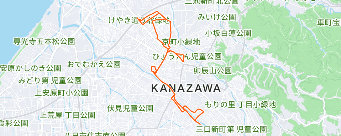 Mapa de la actividad (チム金朝練+α)