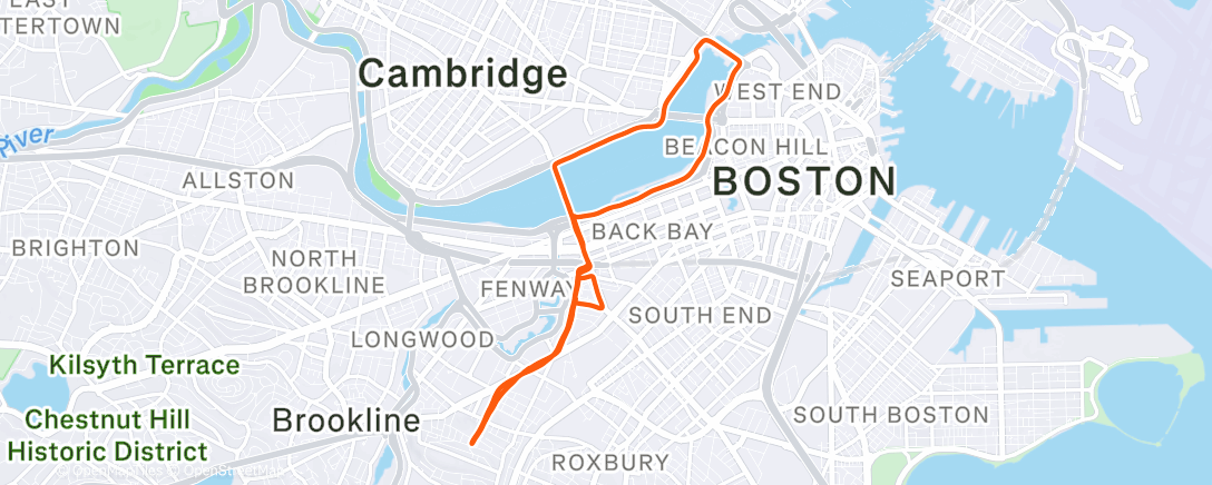 Map of the activity, Facebook marketplace easy run