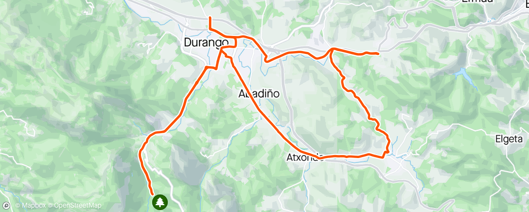 Map of the activity, Back on the bike, but no GP Indurain and Itzulia for me this year 🥺😢🤕