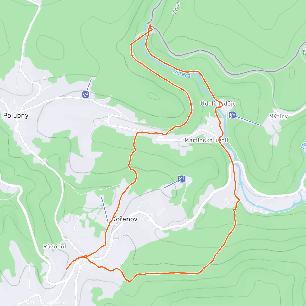 Карта физической активности (S Kilianem k vodě ...)