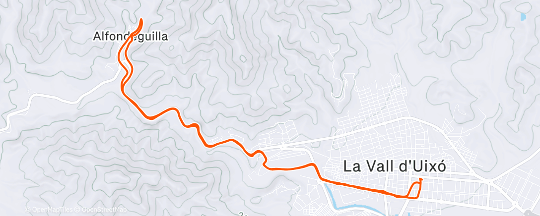 Mapa de la actividad (Caminata a Fonde con mi súper cuñi Aroa😍💪🏻)