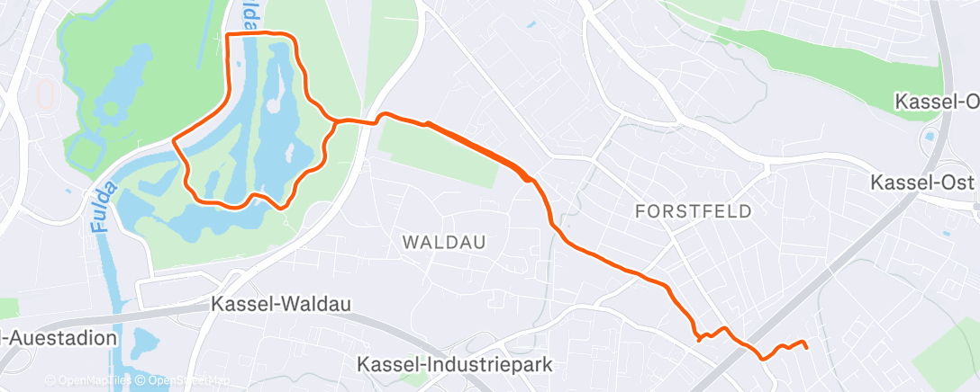 Map of the activity, Flottere Buga Runde