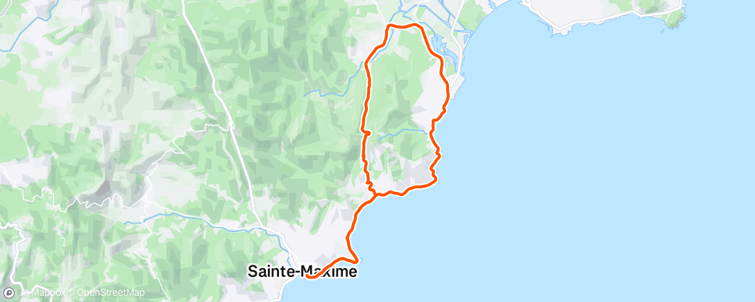 Map of the activity, Pedalata dell'ora di pranzo