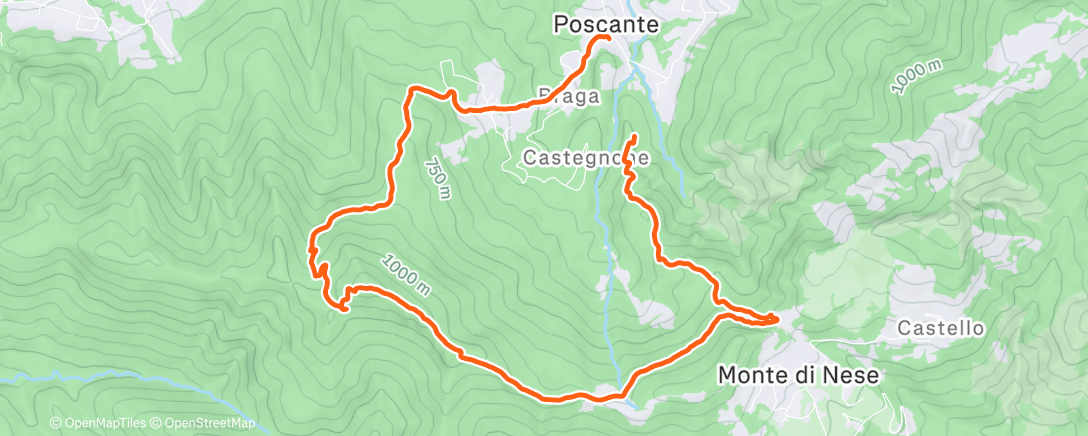 Map of the activity, Caviglia ko a 3minuti da casa 😪