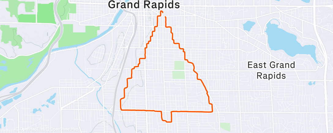 Map of the activity, Evening Mountain Bike Ride