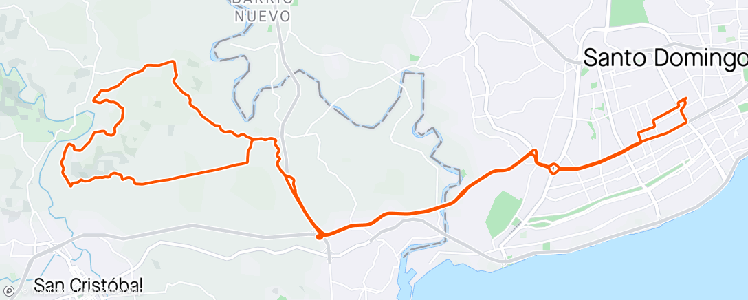 Map of the activity, SD - Enviado - Santa Maria - Palito - Toboganes - SD
