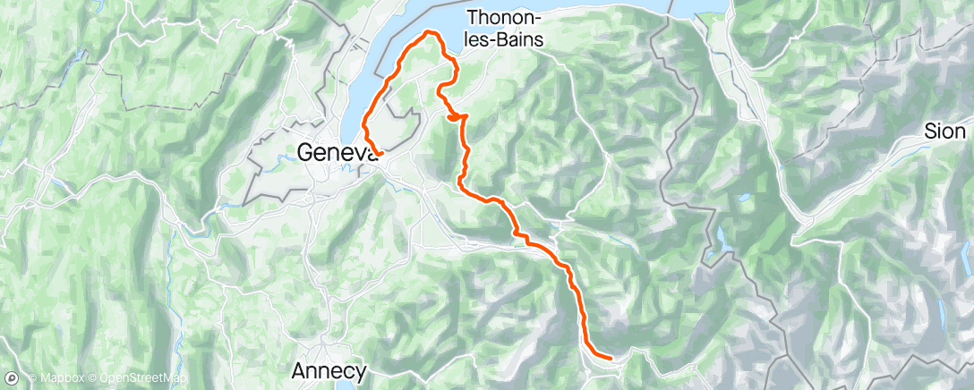 Map of the activity, "Récup"