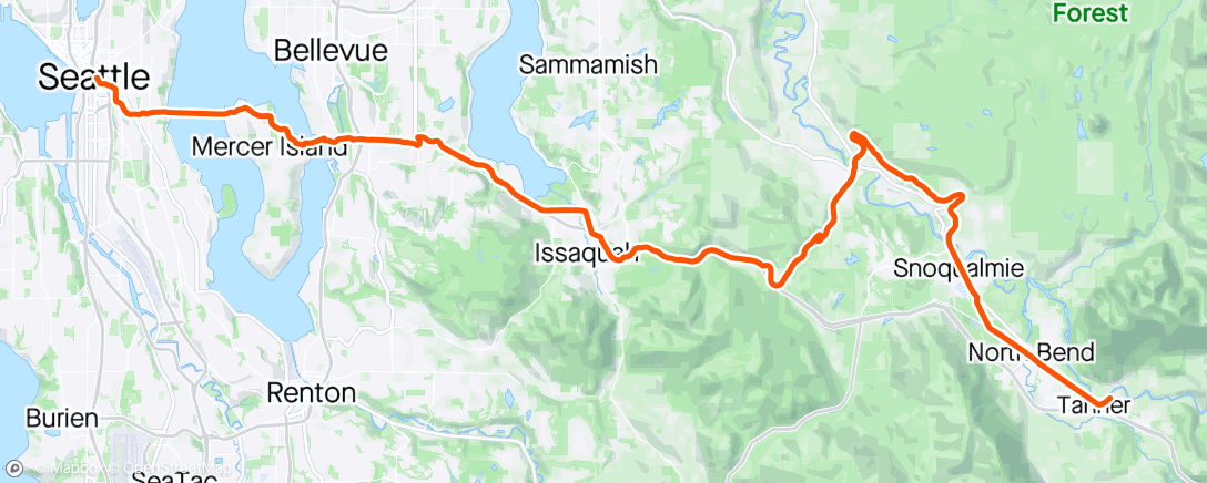 Map of the activity, COTM - Commute Edition