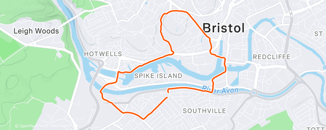 Карта физической активности (Morning Run)