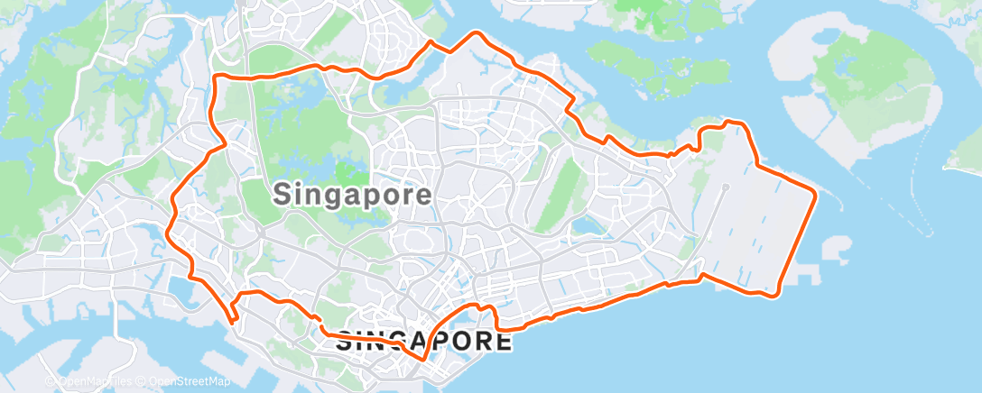 Map of the activity, Morning Ride
