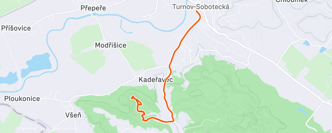 Map of the activity, Nadechnout se ráje! 🍀