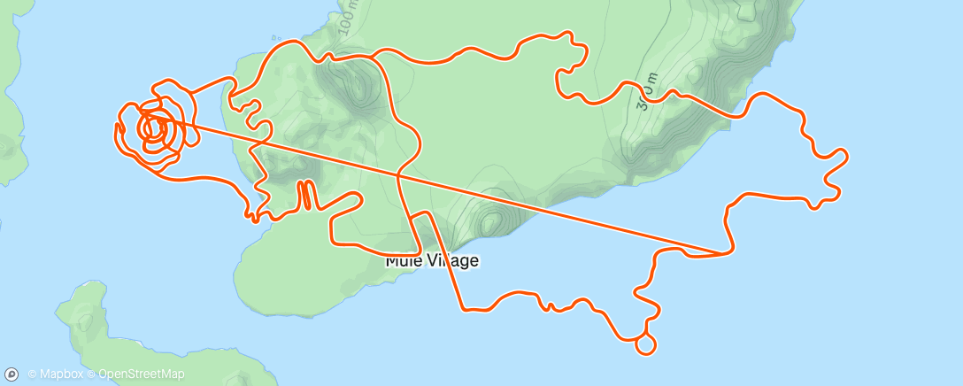 Map of the activity, Zwift - Spiral into the Volcano in Watopia