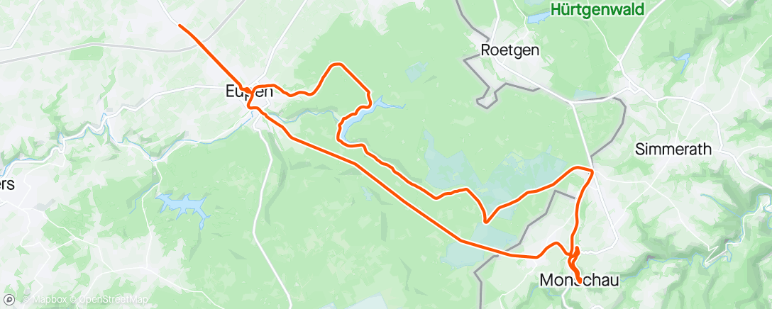 Map of the activity, Middagrit