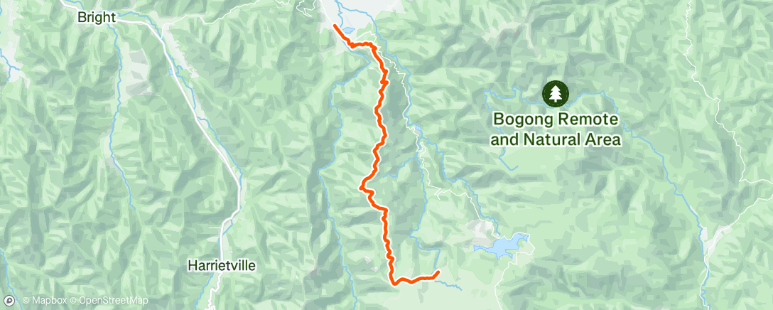 Mappa dell'attività Lunch Mountain Bike Ride