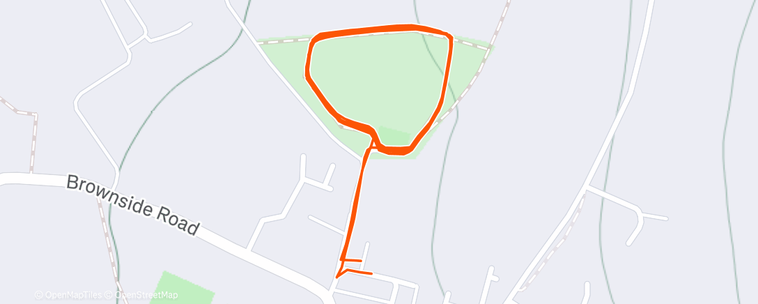 Карта физической активности (Lunch Trail Run)