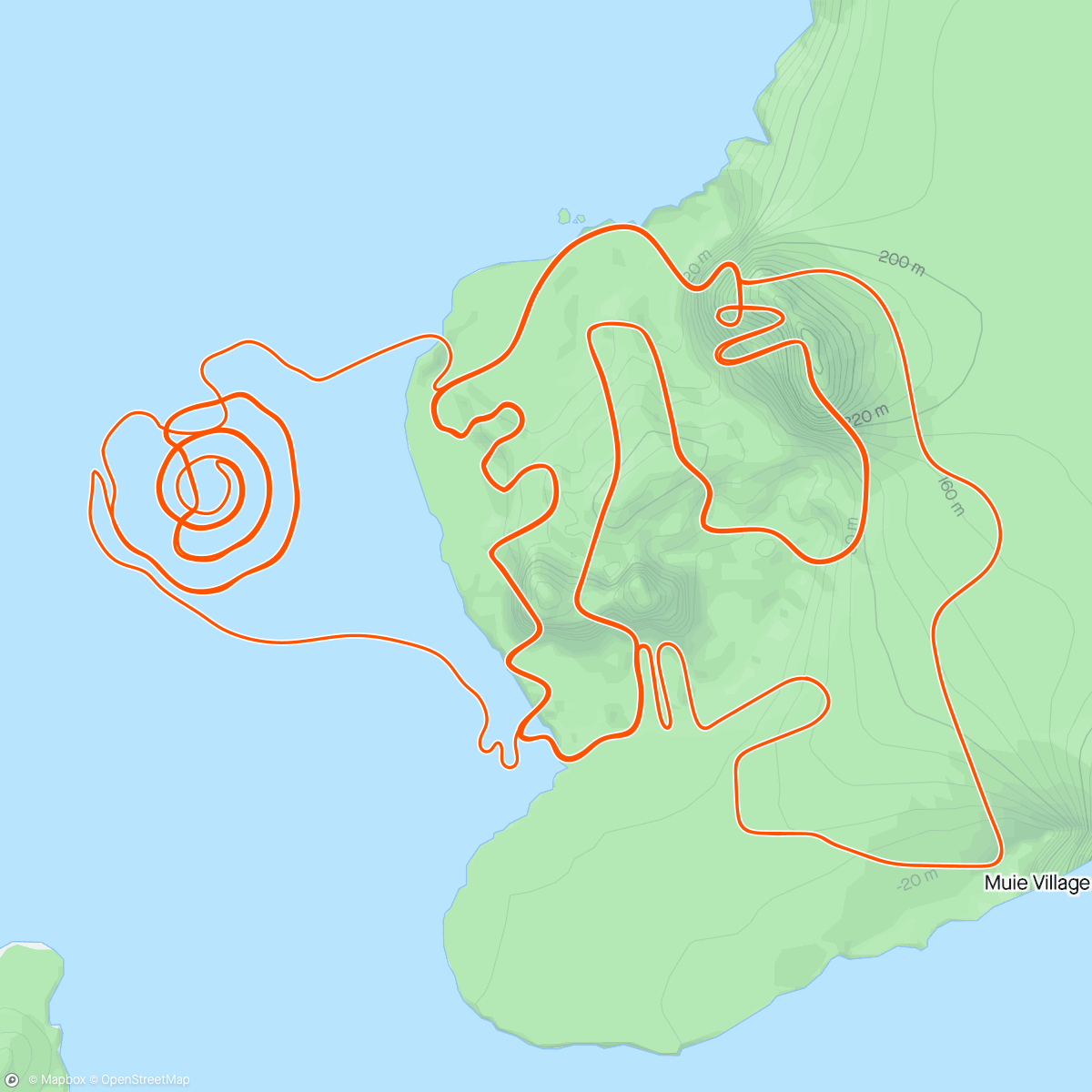 Map of the activity, Zwift - Intensive Aerobic x 4 in Watopia