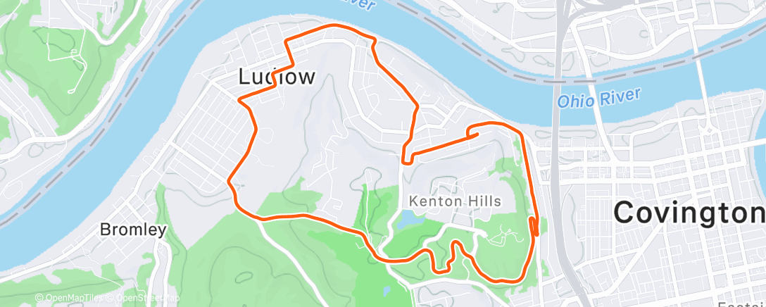 Map of the activity, What great weather!!!