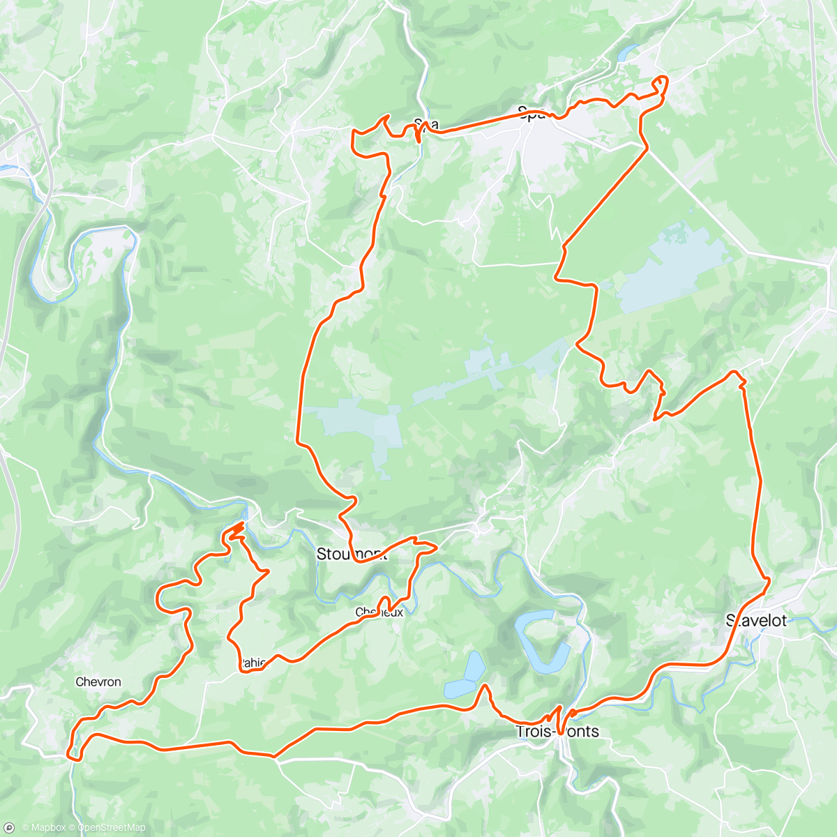 Map of the activity, BFF Route