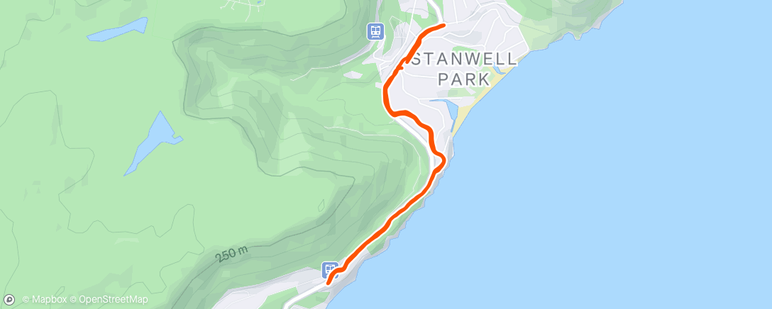 Map of the activity, the child