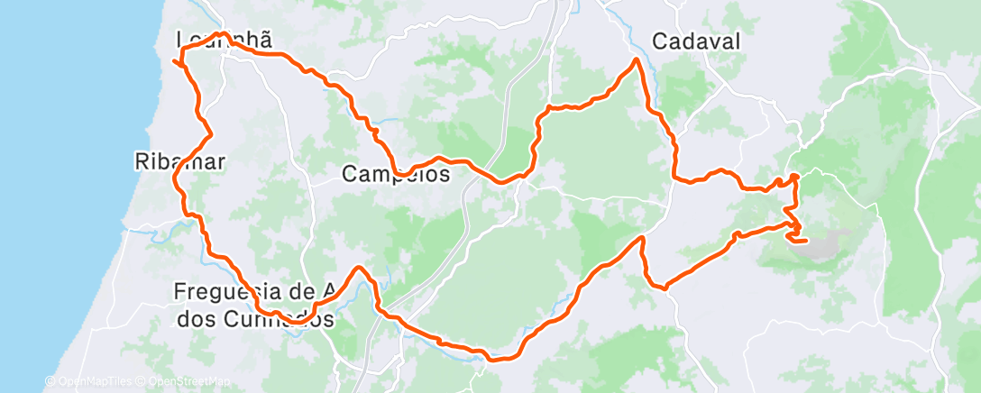 Карта физической активности (Morning Ride)