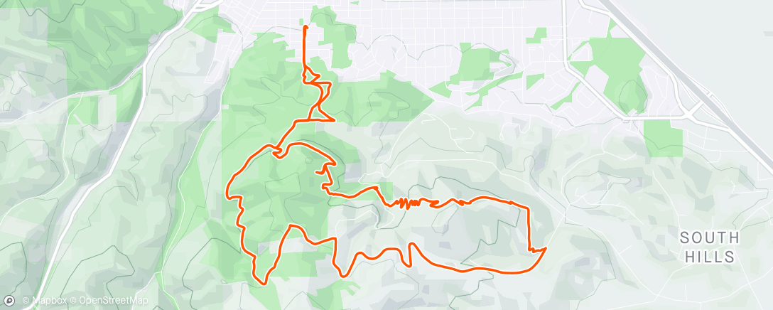 Map of the activity, Headwind wo