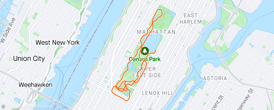 Map of the activity, Zwift - Steeper & Steeper in New York