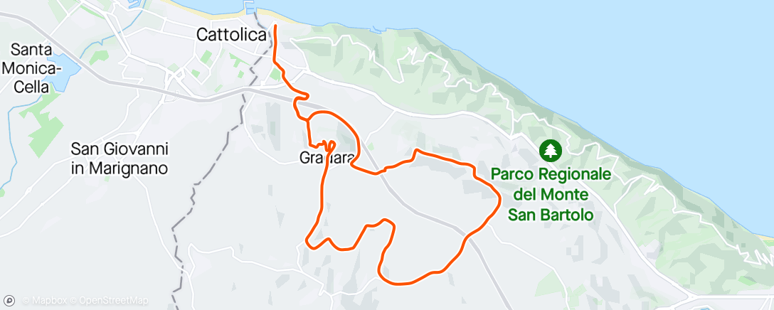 Map of the activity, Gravellando