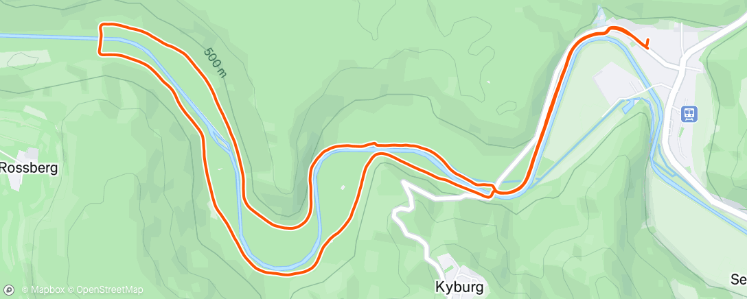 Map of the activity, Bloodflow