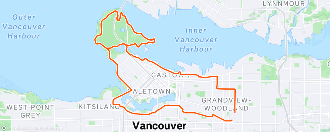 Map of the activity, Morning Ride