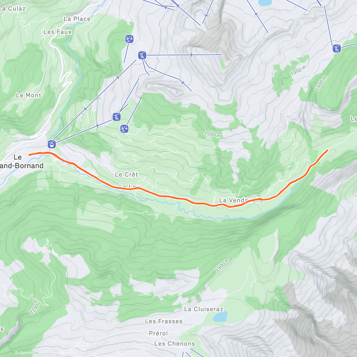 Map of the activity, Baouw Days