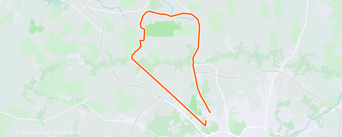 Map of the activity, Pogaduchy u Czarka na kole Ride