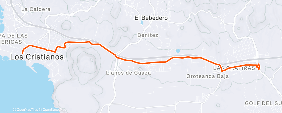 Map of the activity, Morning Ride