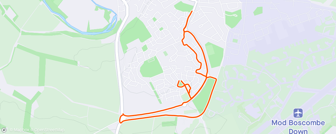 Map of the activity, Strides Session