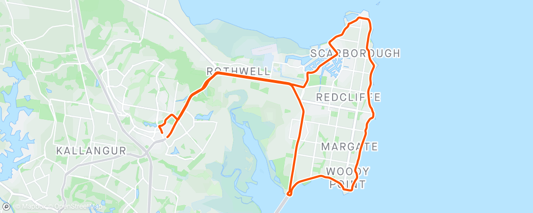 Map of the activity, Morning Ride. TT Tuesday