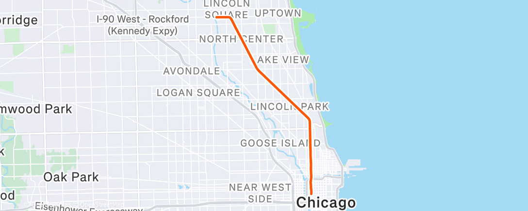 Карта физической активности (Morning Ride)